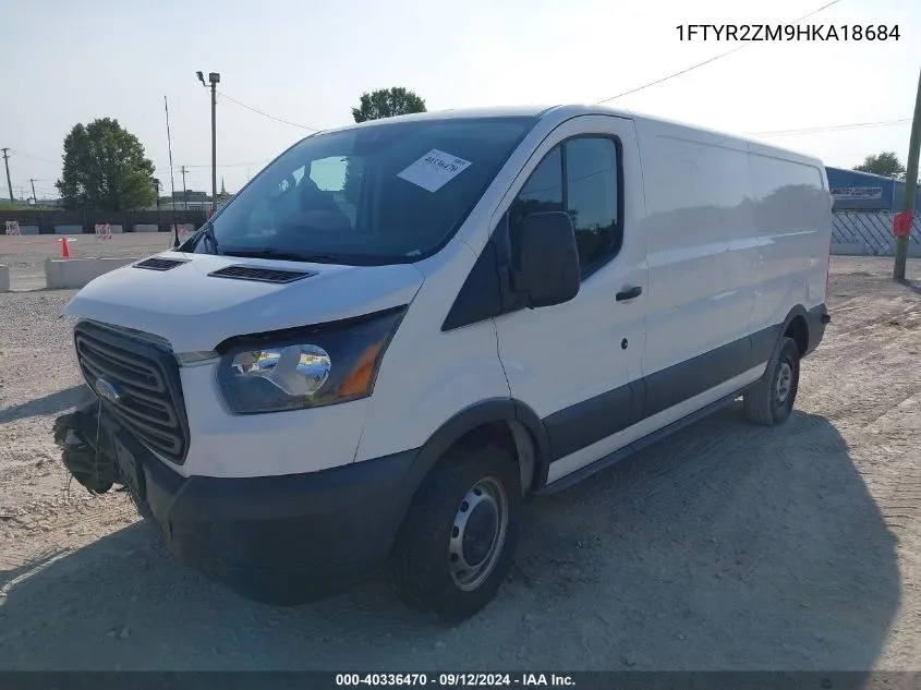 2017 Ford Transit-250 VIN: 1FTYR2ZM9HKA18684 Lot: 40336470