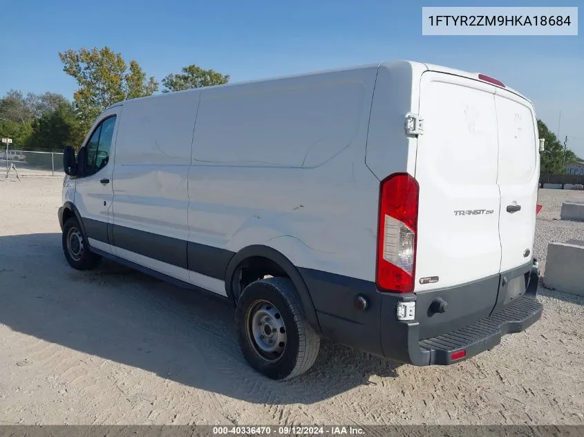 2017 Ford Transit-250 VIN: 1FTYR2ZM9HKA18684 Lot: 40336470