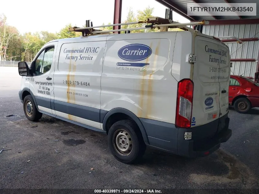 1FTYR1YM2HKB43540 2017 Ford Transit-250