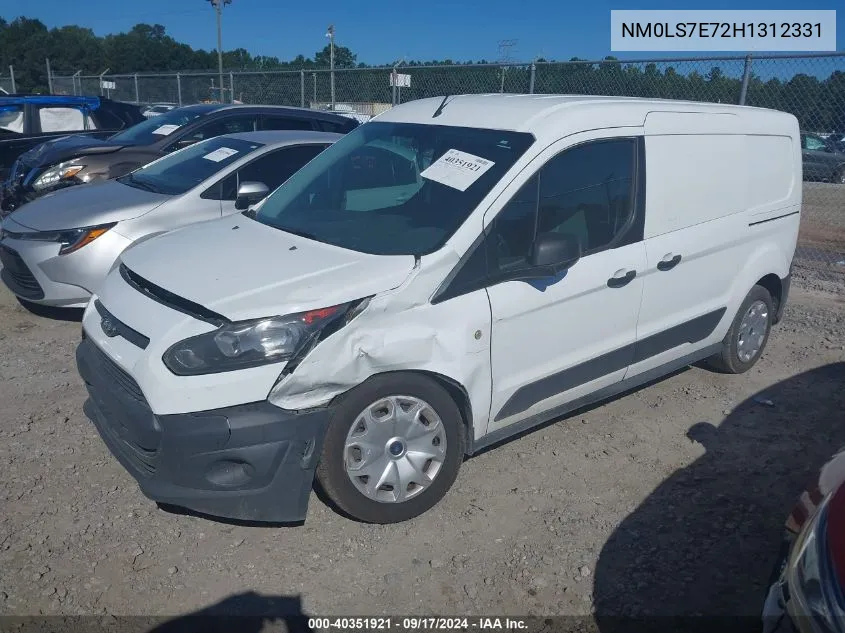 2017 Ford Transit Connect Xl VIN: NM0LS7E72H1312331 Lot: 40351921