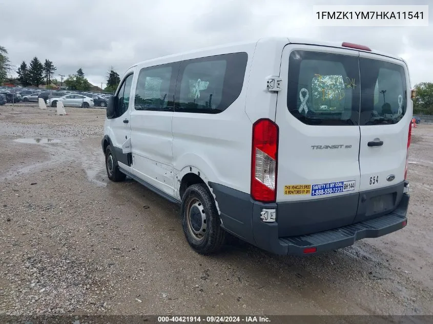 1FMZK1YM7HKA11541 2017 Ford Transit-150 Xl