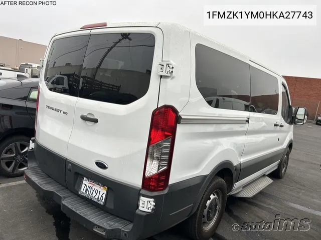 1FMZK1YM0HKA27743 2017 Ford Transit T-150