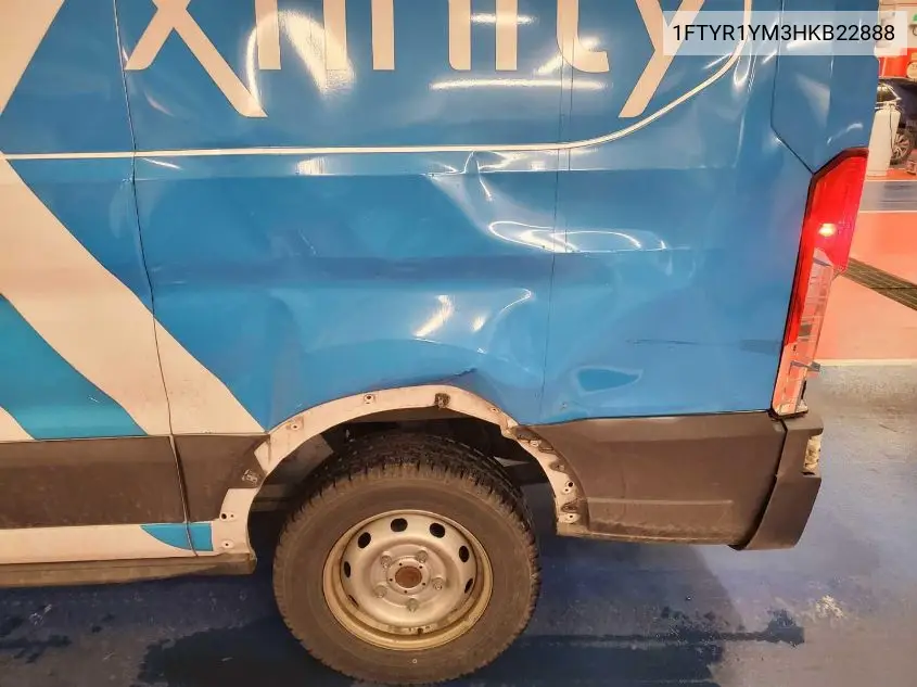 1FTYR1YM3HKB22888 2017 Ford Transit-250