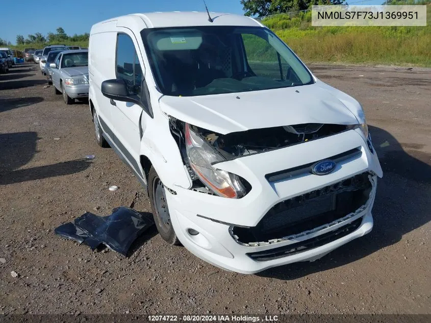 2018 Ford Transit Connect Xlt VIN: NM0LS7F73J1369951 Lot: 12074722