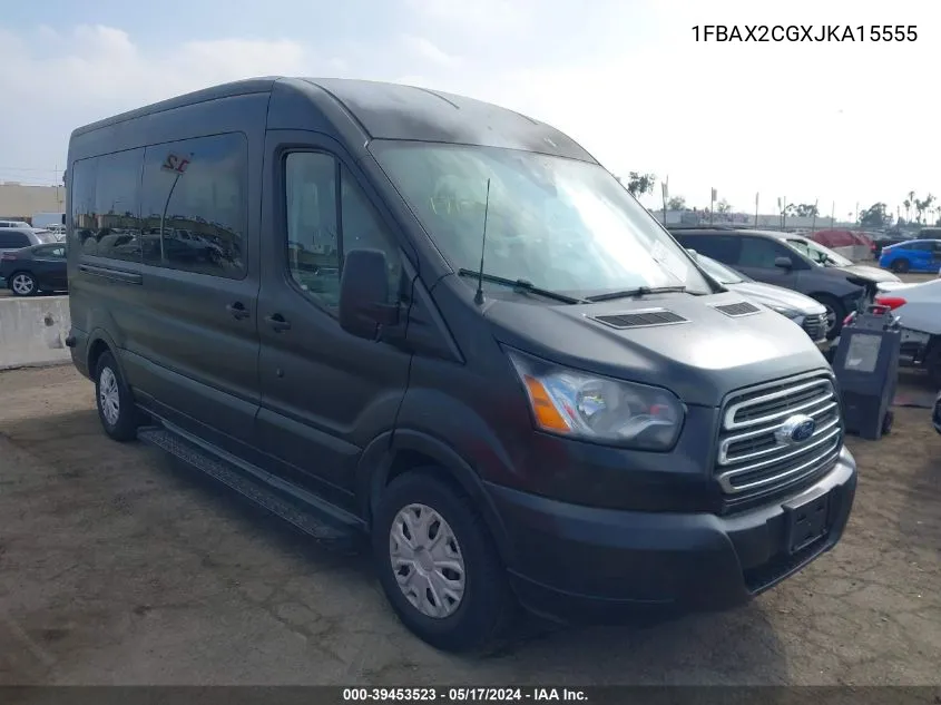 1FBAX2CGXJKA15555 2018 Ford Transit-350 Xlt