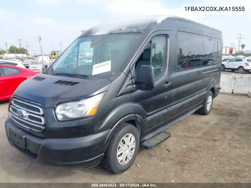 1FBAX2CGXJKA15555 2018 Ford Transit-350 Xlt