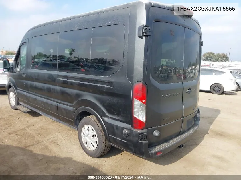 1FBAX2CGXJKA15555 2018 Ford Transit-350 Xlt