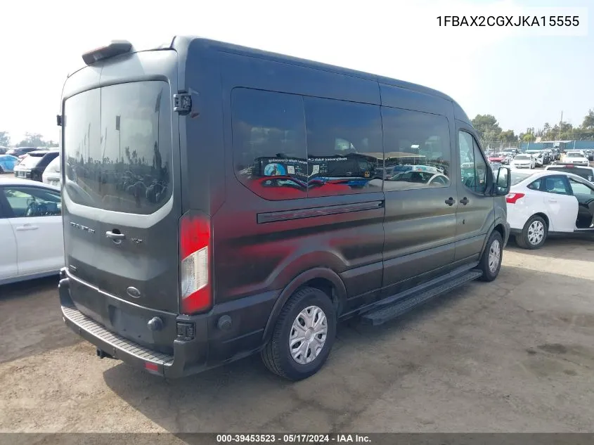 1FBAX2CGXJKA15555 2018 Ford Transit-350 Xlt