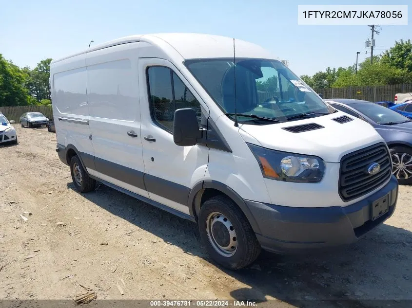 2018 Ford Transit-250 VIN: 1FTYR2CM7JKA78056 Lot: 39476781