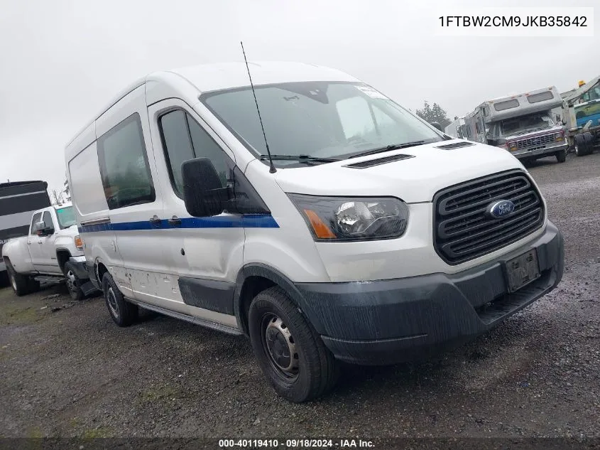 1FTBW2CM9JKB35842 2018 Ford Transit-350