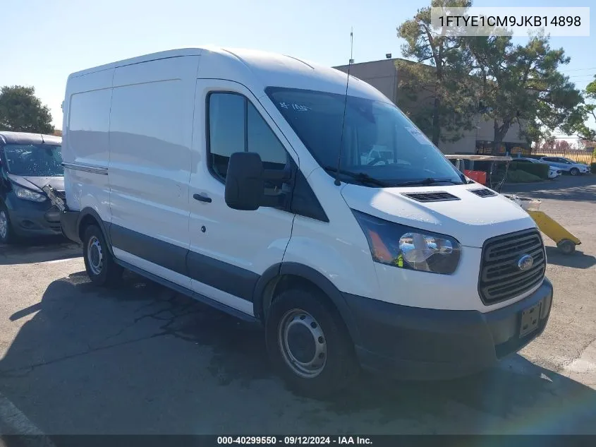 2018 Ford Transit-150 VIN: 1FTYE1CM9JKB14898 Lot: 40299550