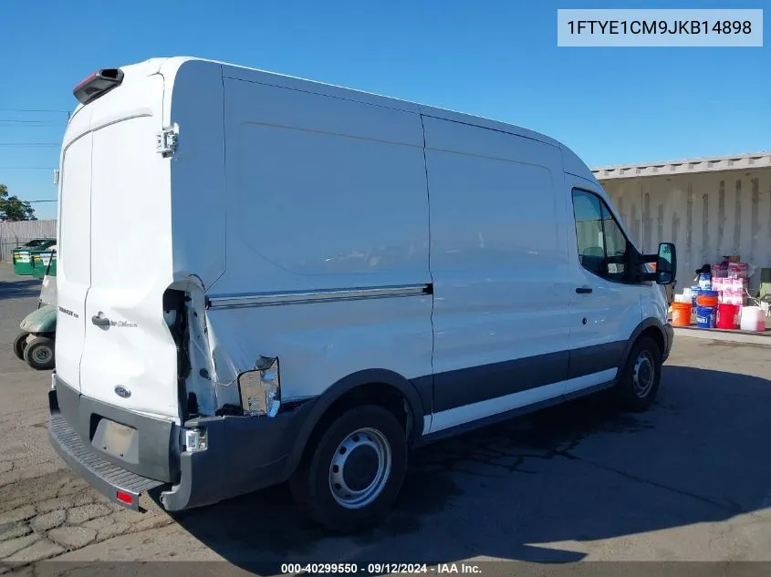 2018 Ford Transit-150 VIN: 1FTYE1CM9JKB14898 Lot: 40299550