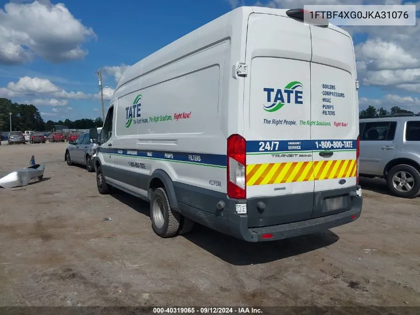 1FTBF4XG0JKA31076 2018 Ford Transit-350