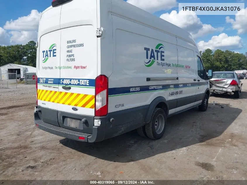 1FTBF4XG0JKA31076 2018 Ford Transit-350