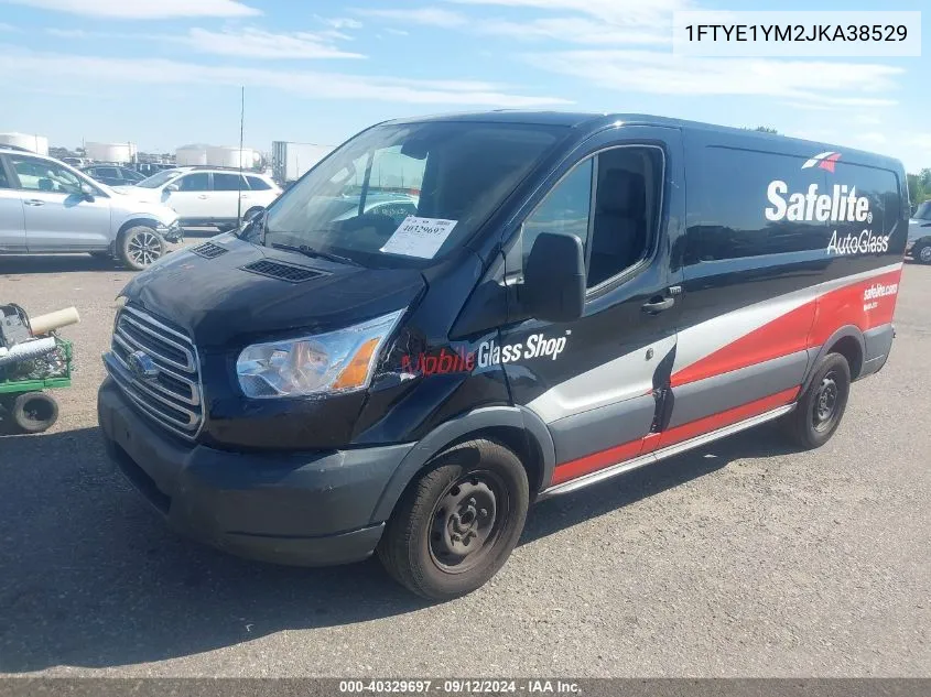 2018 Ford Transit-150 VIN: 1FTYE1YM2JKA38529 Lot: 40329697