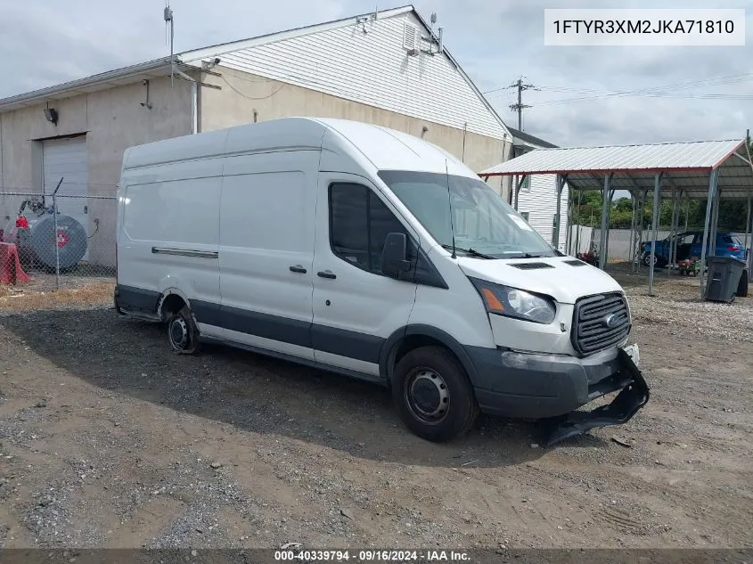 2018 Ford Transit-250 VIN: 1FTYR3XM2JKA71810 Lot: 40339794