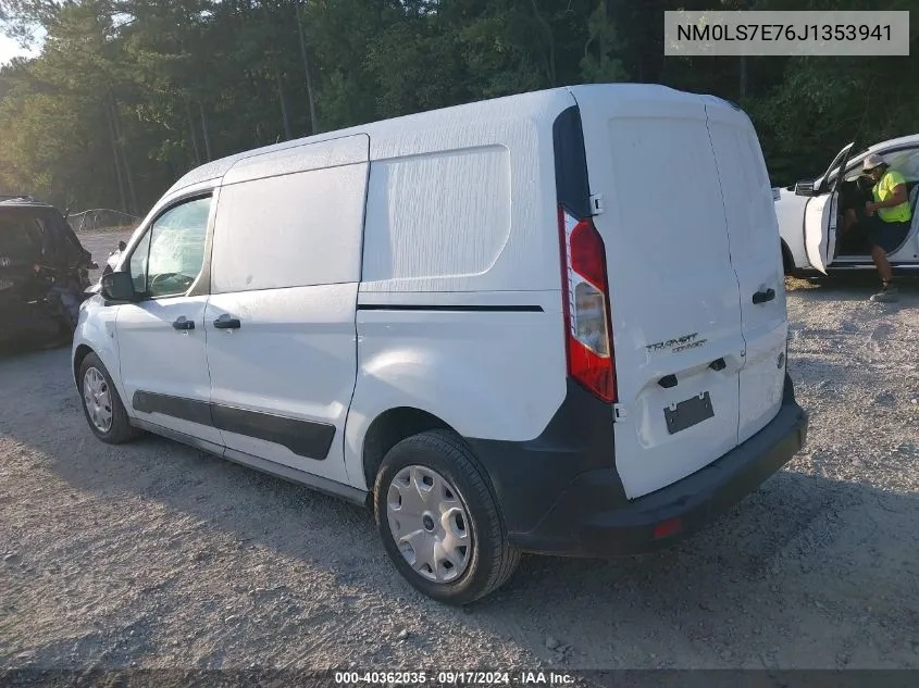 2018 Ford Transit Connect Van Xl VIN: NM0LS7E76J1353941 Lot: 40362035