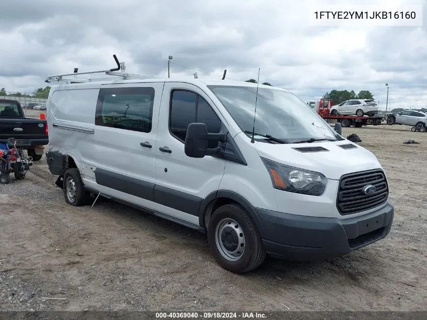 2018 Ford Transit-150 VIN: 1FTYE2YM1JKB16160 Lot: 40369040