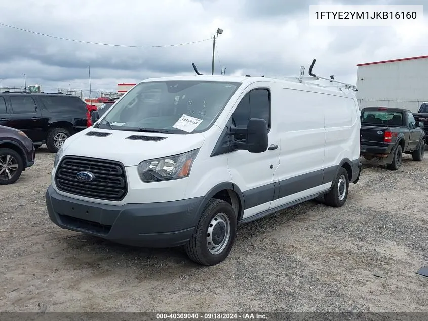 2018 Ford Transit-150 VIN: 1FTYE2YM1JKB16160 Lot: 40369040