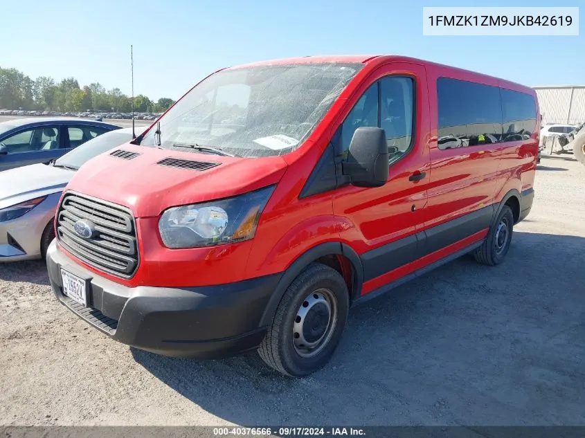 2018 Ford Transit-150 Xl VIN: 1FMZK1ZM9JKB42619 Lot: 40376566