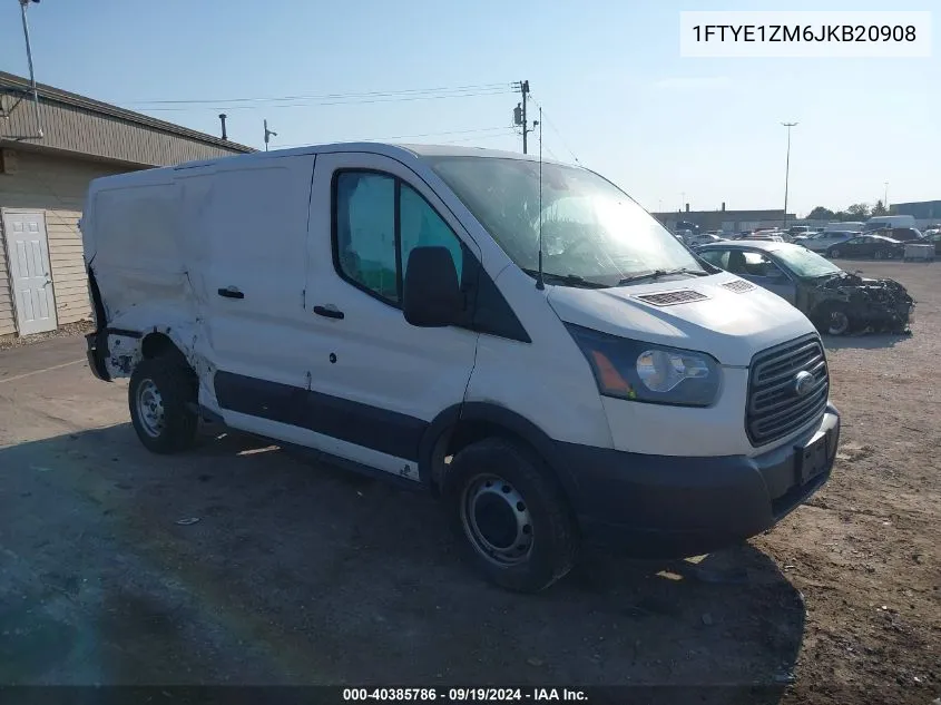 2018 Ford Transit-150 VIN: 1FTYE1ZM6JKB20908 Lot: 40385786