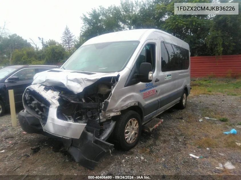 1FDZX2CM4JKB36226 2018 Ford Transit T-350