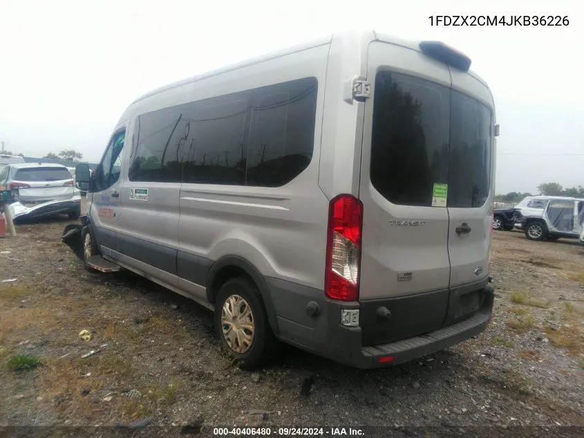 1FDZX2CM4JKB36226 2018 Ford Transit T-350