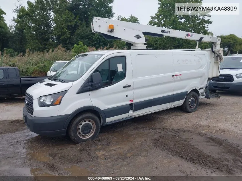 1FTBW2YM4JKA48309 2018 Ford Transit-350