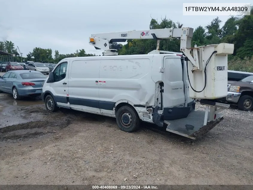 1FTBW2YM4JKA48309 2018 Ford Transit-350