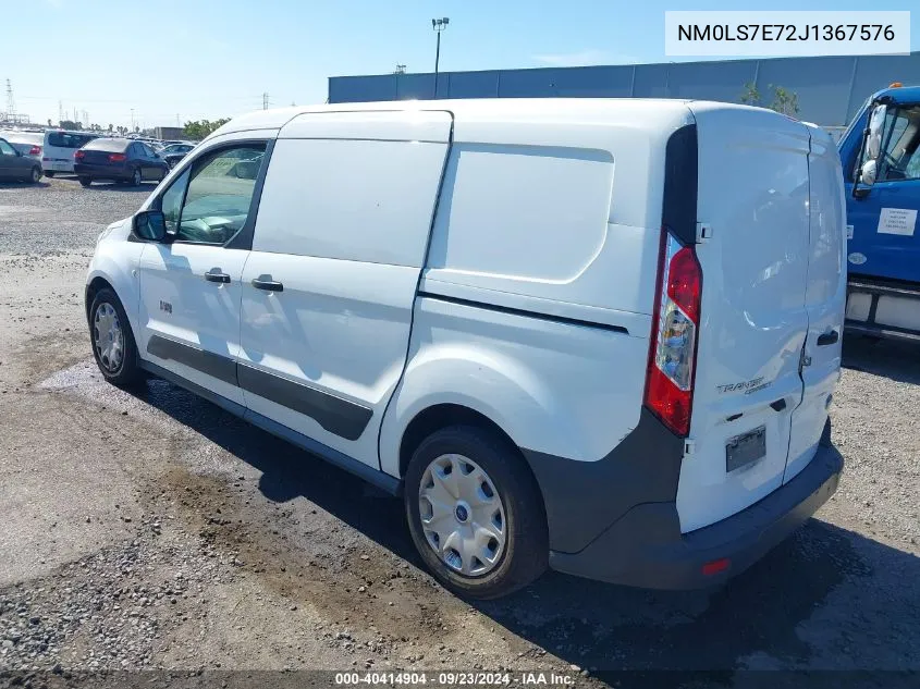 2018 Ford Transit Connect Xl VIN: NM0LS7E72J1367576 Lot: 40414904