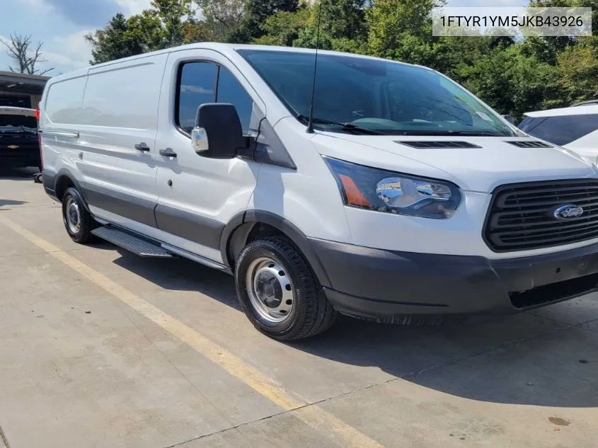 2018 Ford Transit T-250 VIN: 1FTYR1YM5JKB43926 Lot: 40437463