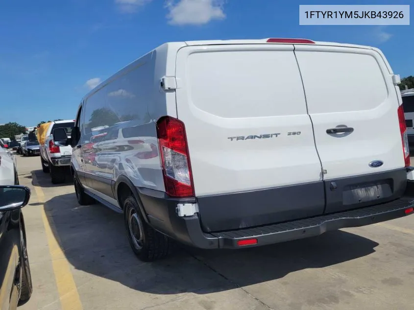 1FTYR1YM5JKB43926 2018 Ford Transit T-250