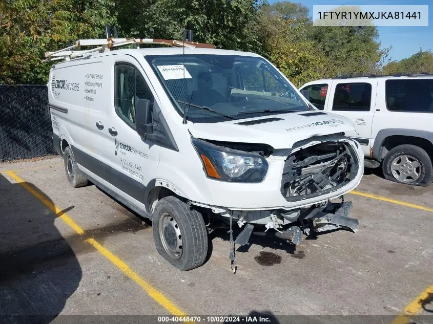 1FTYR1YMXJKA81441 2018 Ford Transit Van Base W/Sliding Pass-Side Cargo Door