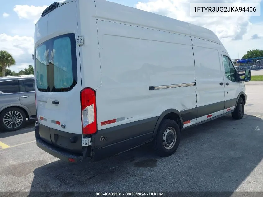 1FTYR3UG2JKA94406 2018 Ford Transit-250