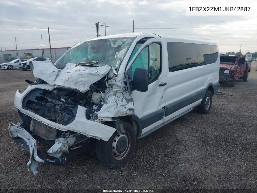 1FBZX2ZM1JKB42887 2018 Ford Transit-350 Xl