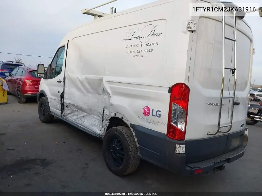 1FTYR1CM2JKA31916 2018 Ford Transit-250