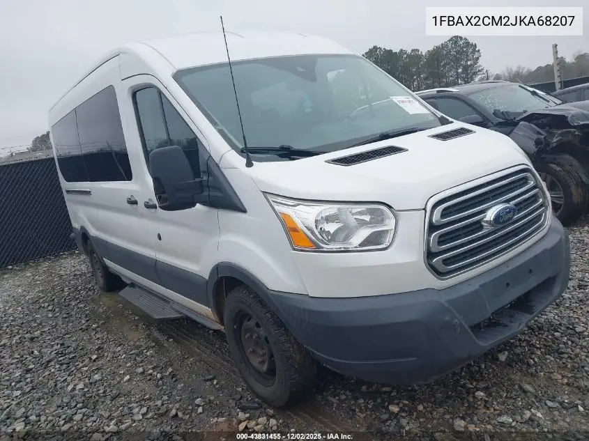 1FBAX2CM2JKA68207 2018 Ford Transit-350 Xlt
