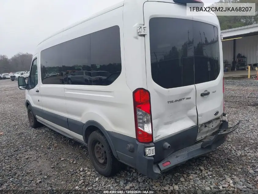 1FBAX2CM2JKA68207 2018 Ford Transit-350 Xlt