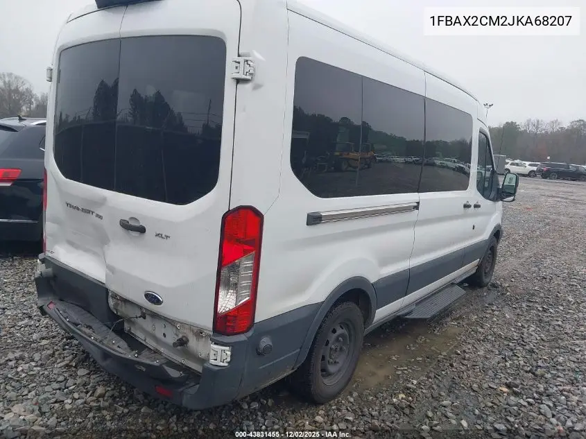 1FBAX2CM2JKA68207 2018 Ford Transit-350 Xlt