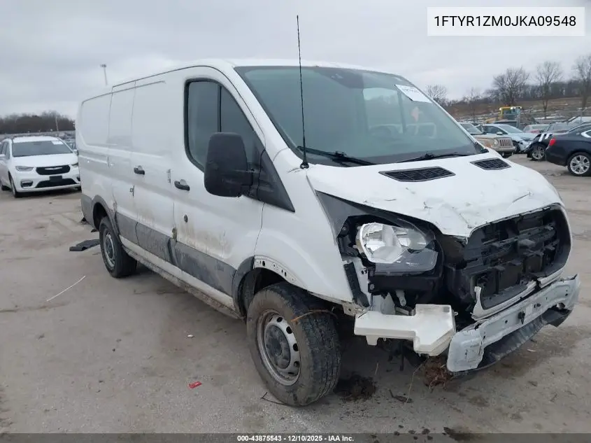 1FTYR1ZM0JKA09548 2018 Ford Transit Van Base W/60/40 Pass-Side Cargo Doors