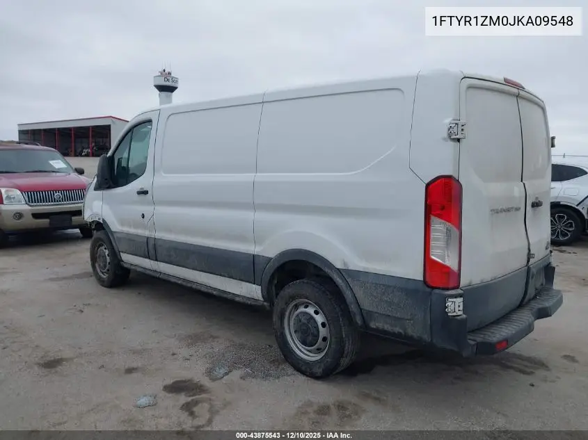 1FTYR1ZM0JKA09548 2018 Ford Transit Van Base W/60/40 Pass-Side Cargo Doors