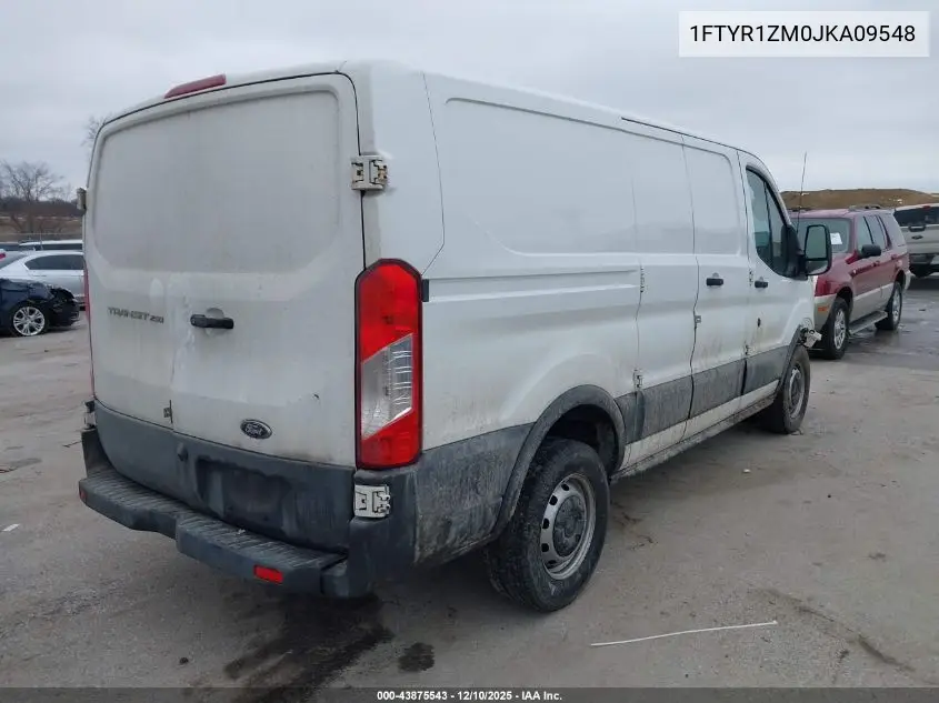 1FTYR1ZM0JKA09548 2018 Ford Transit Van Base W/60/40 Pass-Side Cargo Doors