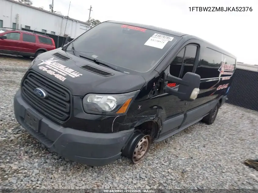 1FTBW2ZM8JKA52376 2018 Ford Transit-350