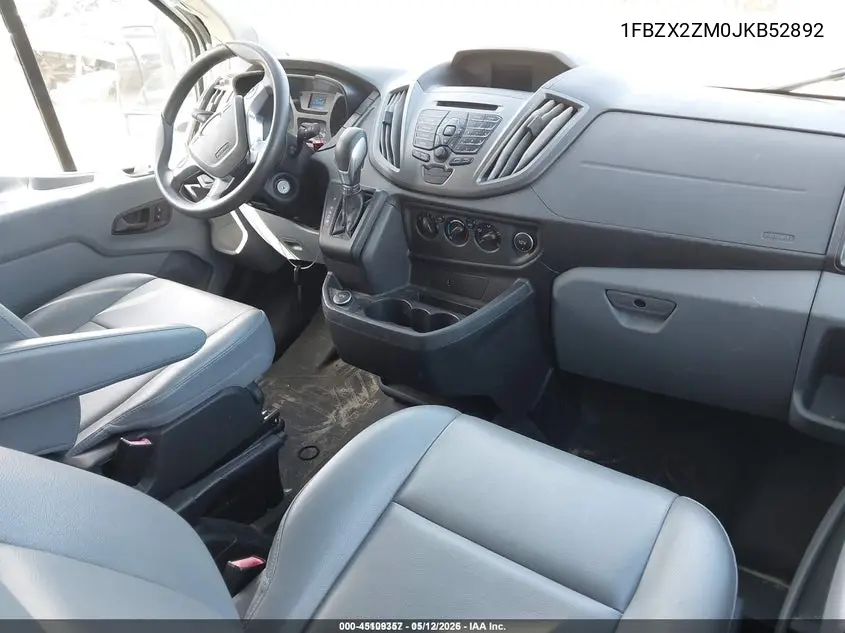 1FBZX2ZM0JKB52892 2018 Ford Transit-350 Xl