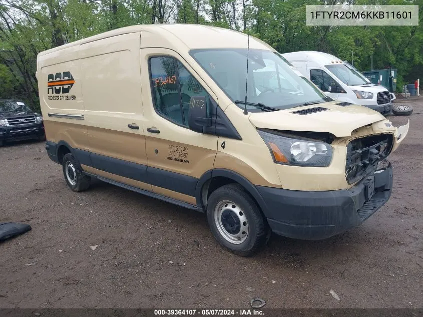 1FTYR2CM6KKB11601 2019 Ford Transit T-250