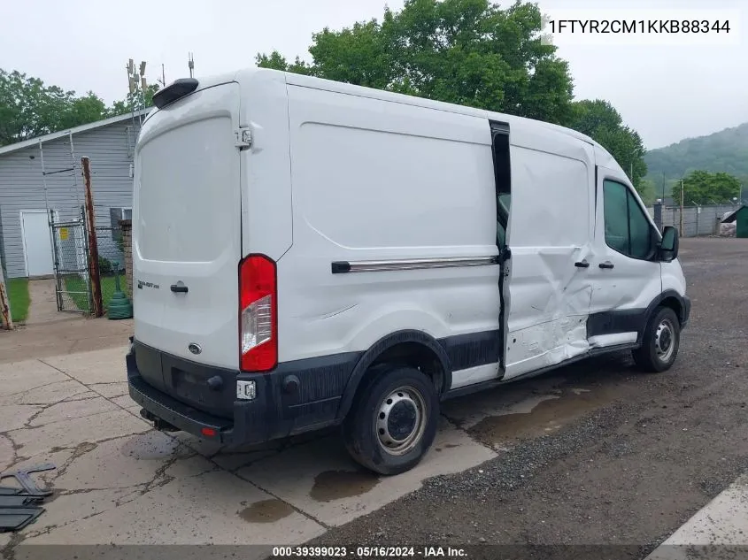 2019 Ford Transit-250 VIN: 1FTYR2CM1KKB88344 Lot: 39399023