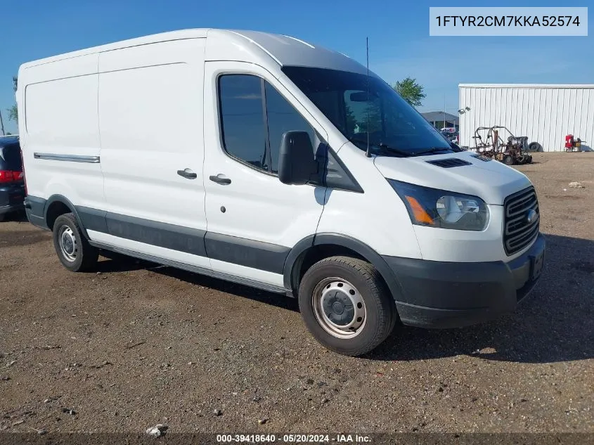 1FTYR2CM7KKA52574 2019 Ford Transit-250