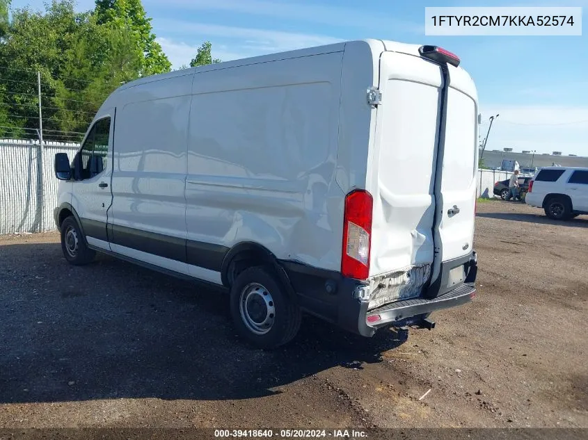 1FTYR2CM7KKA52574 2019 Ford Transit-250