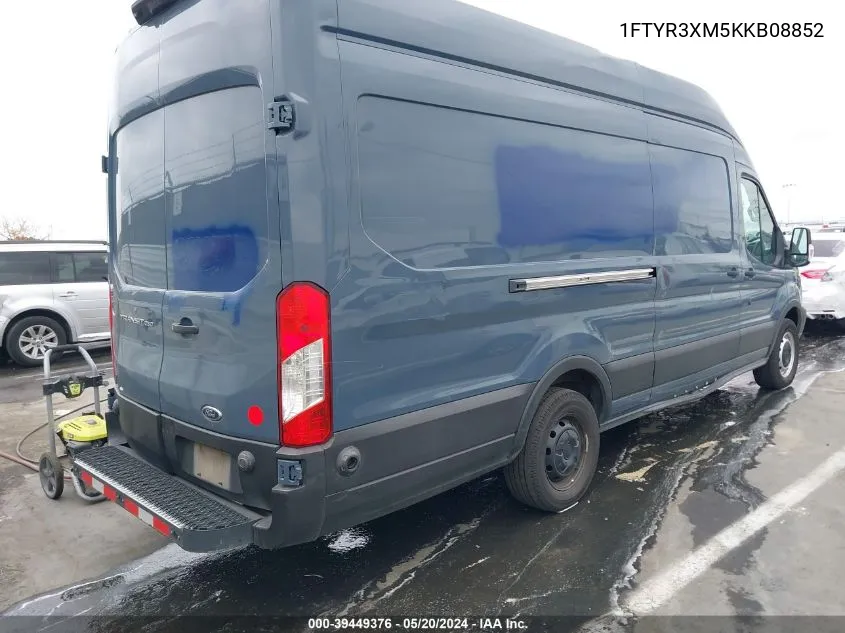 2019 Ford Transit-250 VIN: 1FTYR3XM5KKB08852 Lot: 39449376