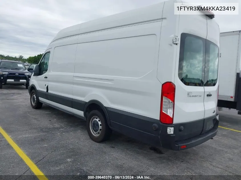 2019 Ford Transit-250 VIN: 1FTYR3XM4KKA23419 Lot: 39640370